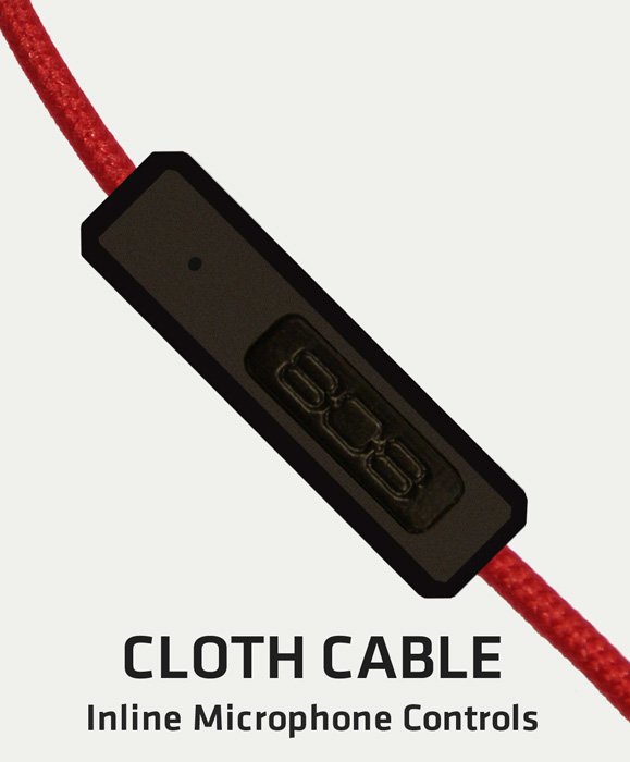 808 Shox BT cloth cable