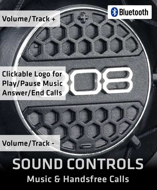 808 Performer BT wireless headphones sound controls