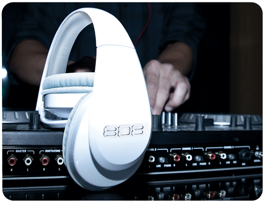 808 Studio style headphones