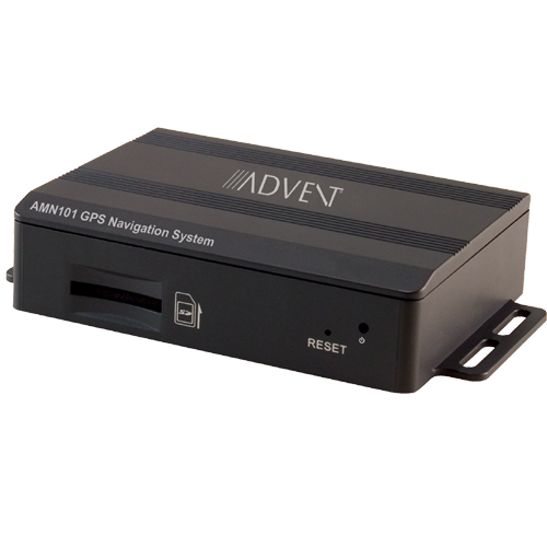 AMN101 - Navigation system with automatic re-routing, turn by turn mode and voice guidance