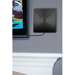 ANT1660F - RCA SLIVR XL Amplified Indoor Flat HDTV Antenna - Multi-Directional