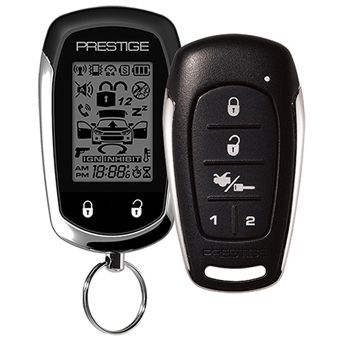 APS997EC - Two-Way LCD Command Confirming Remote Start / Keyless Entry and Security System with Up to 2,500 feet Operating Range