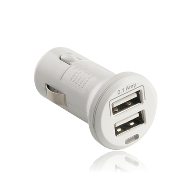 ARMINIME2W - AR Mini Sized Car Charger DC to USB, 2 Outlet 2.1 AMP