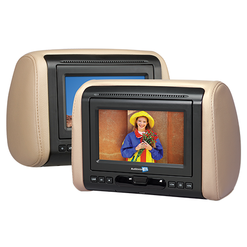 AVXMTGHR1DA - 7 inch headrest monitor with built-in DVD player