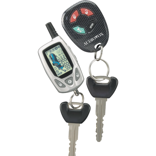 AX900 - LCD 4 button security and remote start with 5 button transmitter included