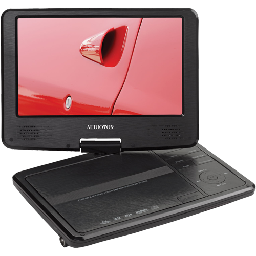 DS7521PK - 7 inch swivel portable DVD player with headrest bracket kit & carry bag