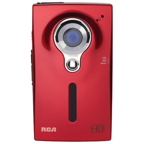 EZ2000RD - Slim design high-definition digital camcorder (red)