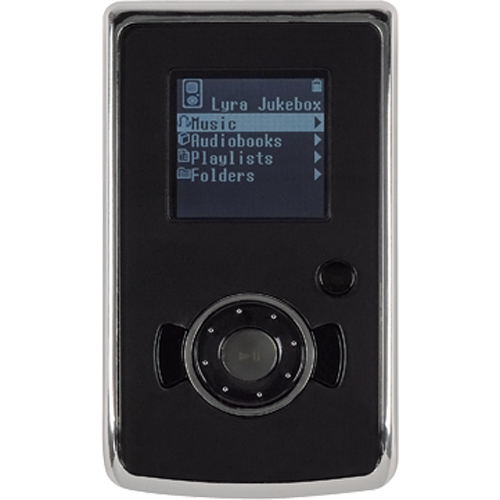 H116 - 6GB hard drive digital audio player with FM transmitter