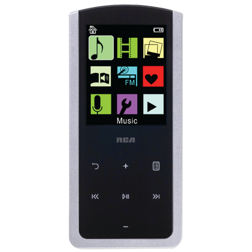 M4804 - 4GB digital media player with 2 inch display and touch control navigation