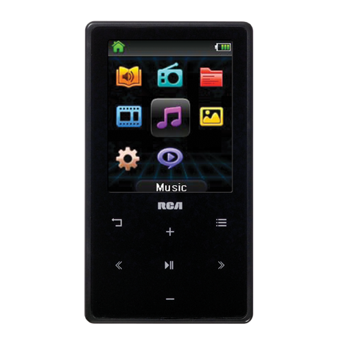 M6408BK - 8GB MP3 and video player with 2-inch display
