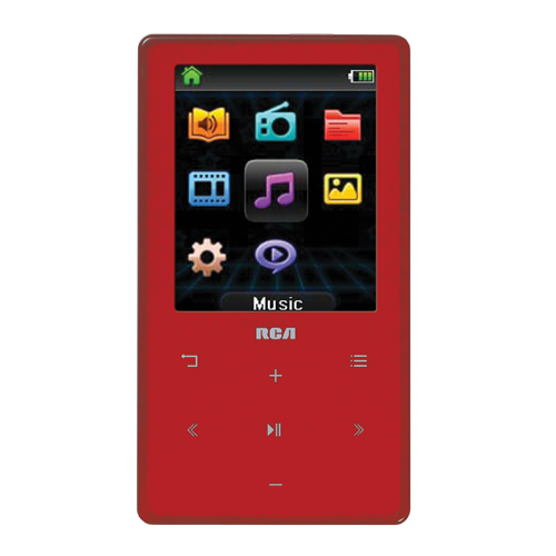 M6408RD - 8GB MP3 and video player with 2-inch display