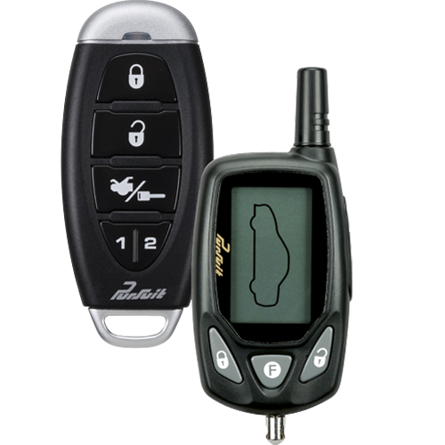 PRO9801C - Deluxe 2-way LCD command confirming remote start, keyless entry and security system