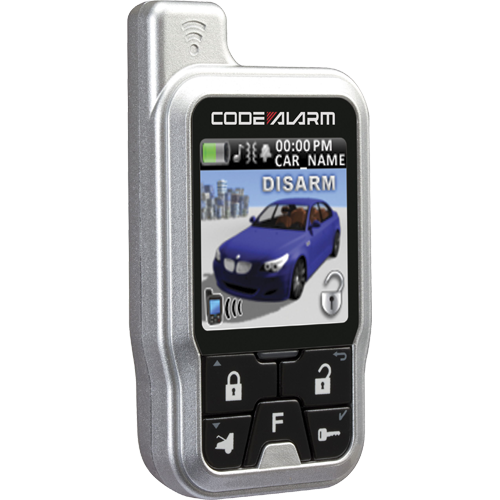 PROCOMP - Long range (up to 1 mile) vehicle security, remote start and keyless entry system with two-way confirming OLED transmitter
