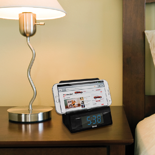 RCD215 - Charging stand alarm clock