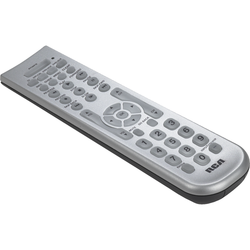 RCR4383 - 4 device universal remote with contemporary thin design