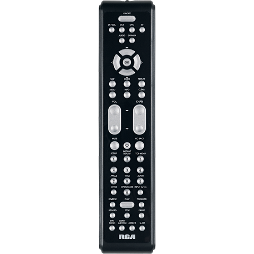 RCR660 - 6 device universal remote control with illuminating keys