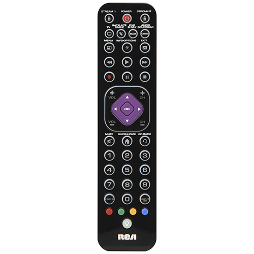 RCRV06GR - 6 device voice activated universal remote