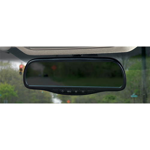 RVM100 - Universal rear-view mirror with 4.3" back-up monitor