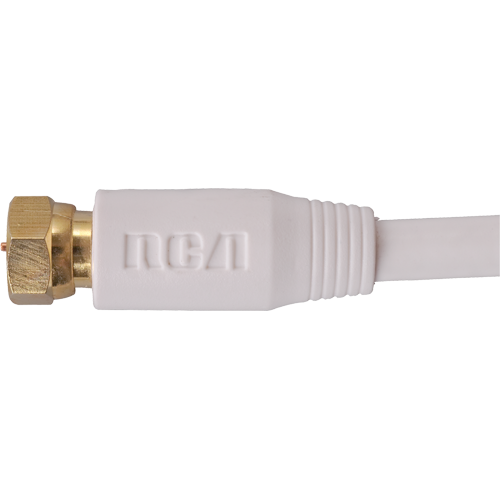 VHW111R - 100 foot digital RG6 coaxial cable in white color